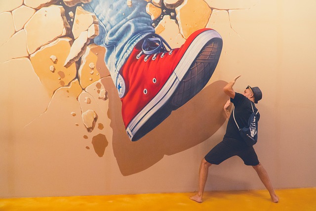 photo of checking door closer arm clearance against trim and stop