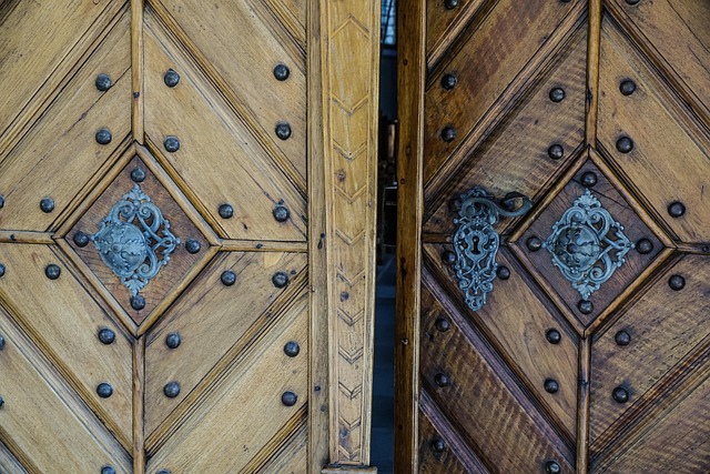 photo of testing door closer swing range to full open